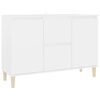 vidaXL Buffet blanc 101x35x70 cm bois d'ing&eacute;nierie