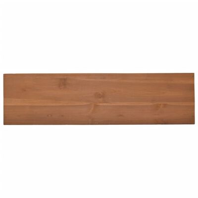 vidaXL Table console 110x30x79 cm Bois de teck solide