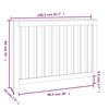 vidaXL Cache-radiateur Blanc 108,5x19x84 cm Bois massif de pin