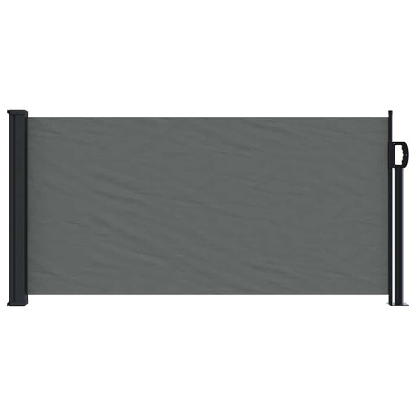 vidaXL Store lat&eacute;ral r&eacute;tractable Anthracite 100x300 cm