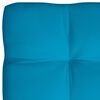 vidaXL Coussins de canap&eacute; palette lot de 7 Bleu