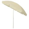 vidaXL Parasol de plage jaune sable 300 cm