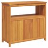 vidaXL Table console de jardin 80x35x75 cm bois massif d'acacia