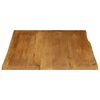 vidaXL Dessus de table 90x80x3,8 cm bord vivant bois massif manguier