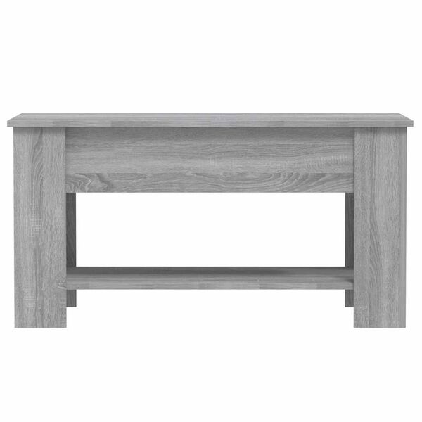 vidaXL Table basse Sonoma gris 101x49x52 cm Bois d'ing&eacute;nierie