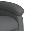 vidaXL Fauteuil inclinable gris similicuir