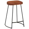 vidaXL Tabourets de bar Gavin lot de 2 45x40x63cm bois massif manguier