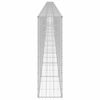 vidaXL Mur en gabion avec couvercles Acier galvanisé 900x30x100 cm