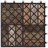 vidaXL Carreaux de terrasse 10pcs Délavage gris 30x30 cm Acacia solide
