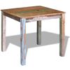 vidaXL Table de salle à manger Bois de récupération massif 80x82x76 cm