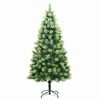 vidaXL Sapin de No&euml;l artificiel articul&eacute; 300 LED et boules 180 cm