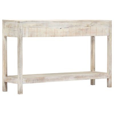 vidaXL Table console 120 x 35 x 75 cm Bois de manguier massif