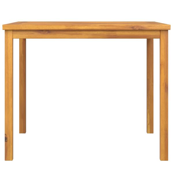 vidaXL Table &agrave; manger de jardin 90x90x74 cm bois d'acacia solide