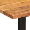 vidaXL Table &agrave; d&icirc;ner 110x50x76 cm Bois d'acacia solide