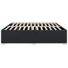 vidaXL Cadre de lit sans matelas noir similicuir