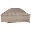 vidaXL Coussin Taupe 120 x 40 x 8 cm Tissu Oxford