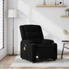 vidaXL Fauteuil inclinable de massage &eacute;lectrique noir tissu