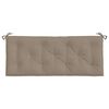 vidaXL Coussin de banc de jardin taupe 120x50x7 cm tissu oxford