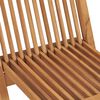 vidaXL Ensemble &agrave; manger d'ext&eacute;rieur pliable 5 pcs Bois solide de teck