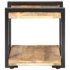 vidaXL Table de chevet 50x40x40 cm Bois de manguier brut