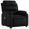 vidaXL Fauteuil de massage inclinable noir similicuir