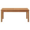vidaXL Table de Jardin Naturel 95 x 45 x 40 cm Bois de teck solide