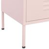 vidaXL Armoire de rangement Rose 80x35x101,5 cm Acier