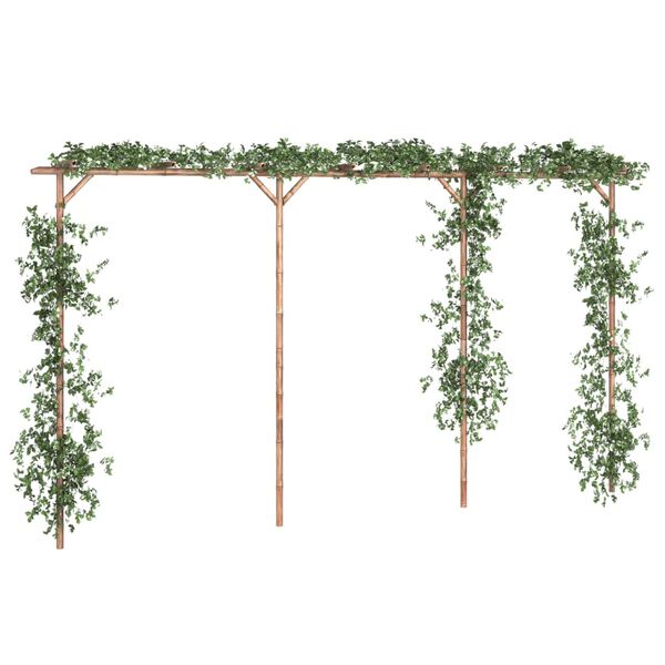 vidaXL Pergola Bambou 385x40x205 cm