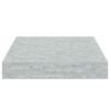 vidaXL &Eacute;tag&egrave;re murale flottante gris b&eacute;ton 23x23,5x3,8 cm MDF