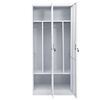 vidaXL Garde-robe Gris clair 80x50x180 cm Acier