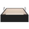 vidaXL Lit de Rangement avec matelas Noir 100 x 190 cm Faux cuir