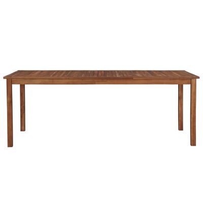 vidaXL Table de jardin 200x100x74 cm Bois d'acacia massif