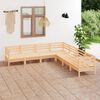 vidaXL Salon de jardin 7 pcs Bois de pin massif
