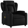vidaXL Fauteuil de massage inclinable noir similicuir