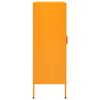 vidaXL Armoire de rangement Jaune moutarde 80 x 35 x 101,5 cm Acier