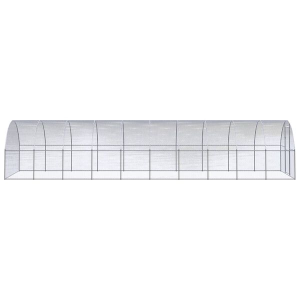 vidaXL Poulailler d'extérieur 3x10x2 m Acier galvanisé