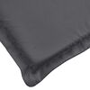 vidaXL Coussin de chaise longue anthracite 200x60x3 cm tissu oxford