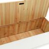 vidaXL Banc Blanc 107x45x75,5 cm Bois de sapin solide