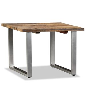 vidaXL Table basse Bois de r&eacute;cup&eacute;ration massif 55x55x40 cm