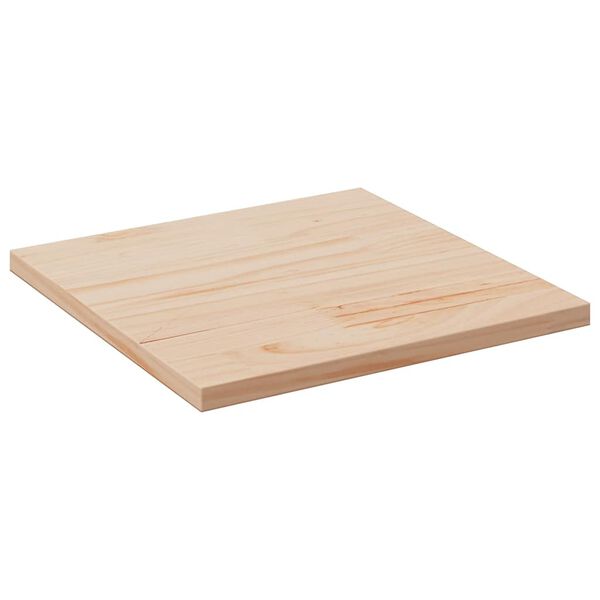 vidaXL Dessus de table 50x50x2,5 cm carr&eacute; bois de pin massif
