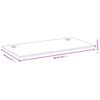 vidaXL Dessus de bureau 80x40x1,5 cm bambou