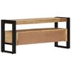 vidaXL Meuble TV 100x30x45 cm Bois de manguier massif