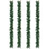 vidaXL Guirlandes de Noël 4 pcs Vert 270 cm PVC
