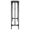 vidaXL Table console chêne marron 140x23x75 cm bois d'ingénierie