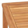 vidaXL Table &agrave; d&icirc;ner de jardin 140x80x77 cm Bois de teck solide
