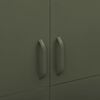 vidaXL Garde-robe Vert olive 90x50x180 cm Acier