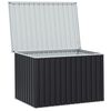 vidaXL Bo&icirc;te de rangement de jardin Anthracite 149x99x93 cm