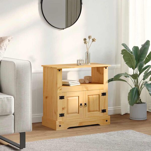 vidaXL Meuble TV Gamme Corona pin mexicain 80x43x78 cm