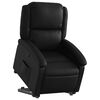 vidaXL Fauteuil inclinable noir similicuir