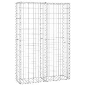 vidaXL Panier de gabion avec couvercle Fil galvanis&eacute; 150x100x30 cm